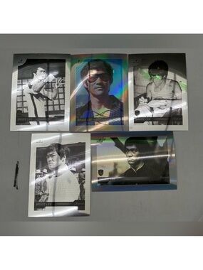 🇨🇦 SALE $3 ✅ Bruce Lee Dragon 2024 Silver Chrome Refractor MMA Movie Cards